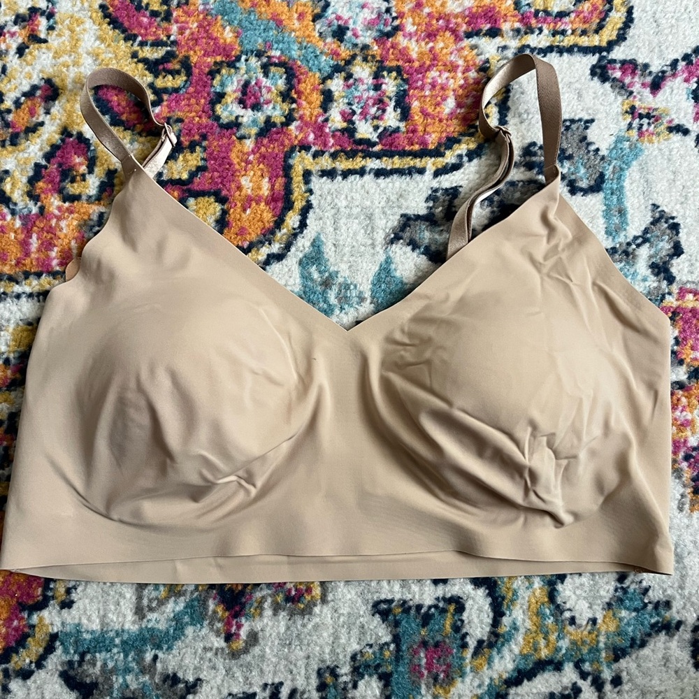 Calvin Klein Seamless Tan Bralette, XL